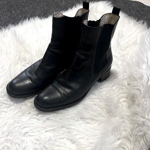 - Leather boots